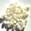 50 4mm Round Cream Fiber Optic